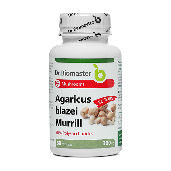 Агарикус капсули – екстракт (30% полизахариди) - Dr. Biomaster