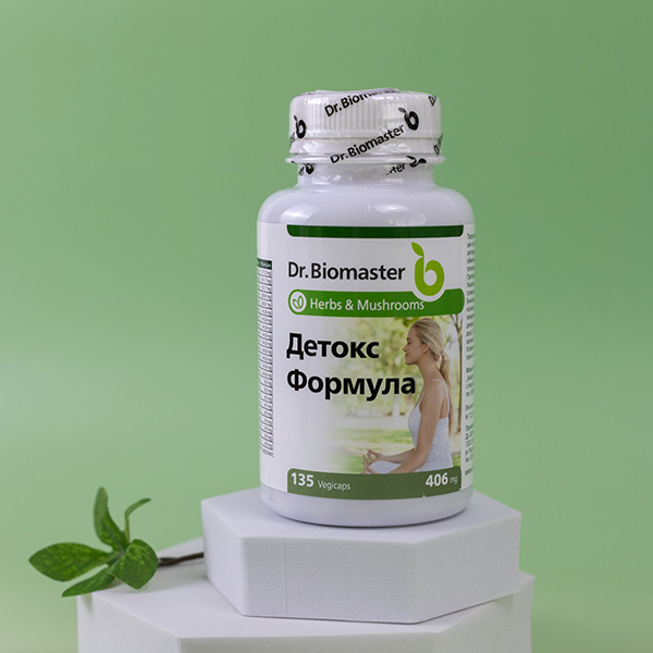 Детокс Формула с билкови екстракти и прахове от лекарствени гъби