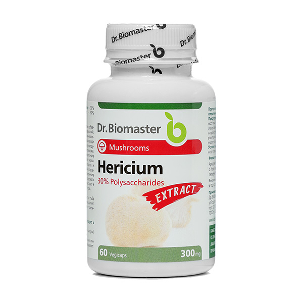 Херициум капсули – екстракт (30% полизахариди) - Dr. Biomaster