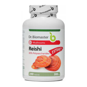 Рейши капсули – екстракт (30% полизахариди) - 240 капс. - Dr. Biomaster