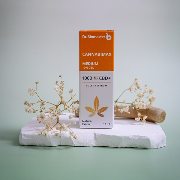 CANNABIMAX MEDIUM - конопено масло с 10% CBD