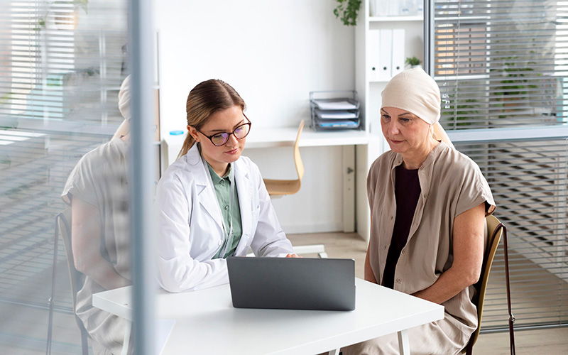 Мешима при рак на цервикса и овариален карцином