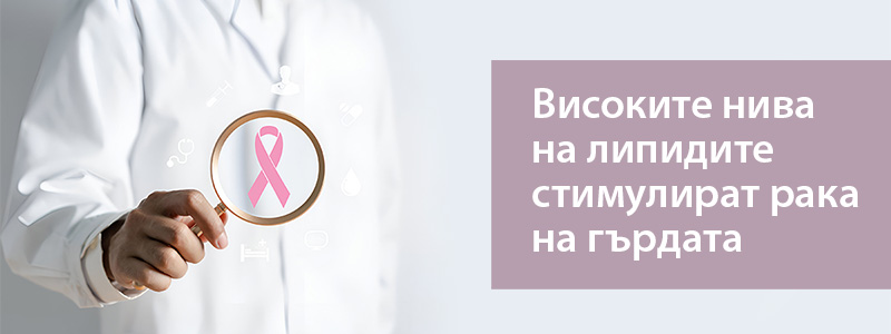 Високите нива на липидите стимулират рака на гърдата