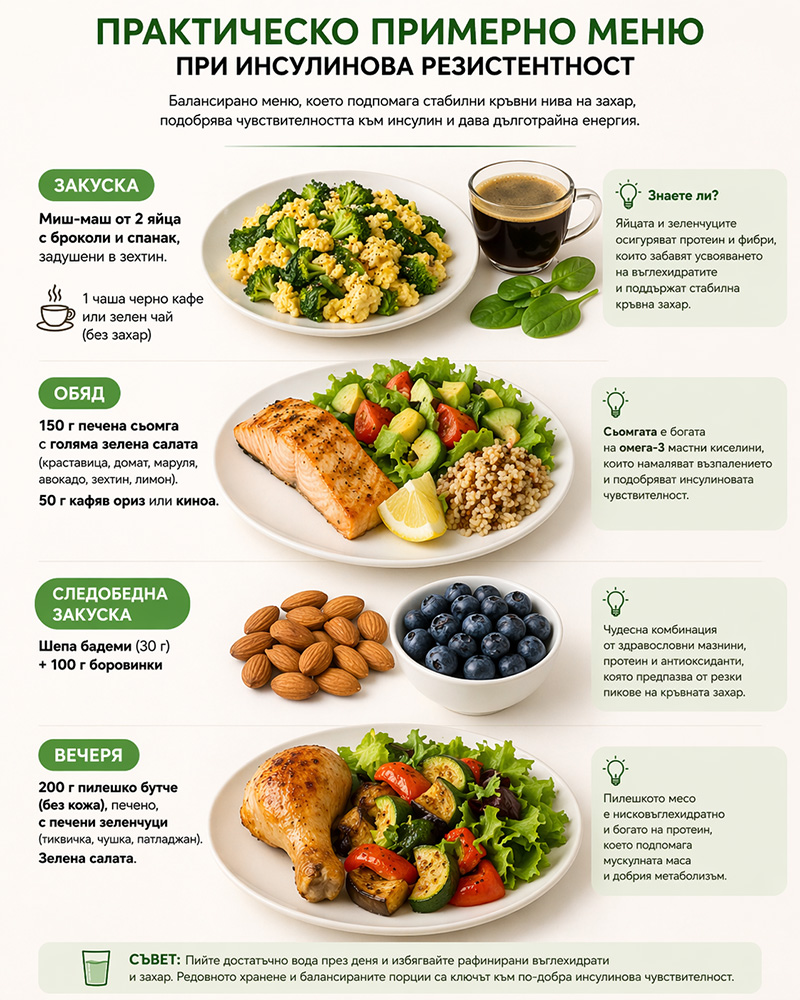 Диета от лекарите на Dr. Biomaster при инсулинова резистентност