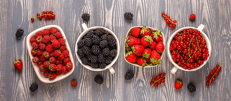 Горски плодове с нисък гликемичен индекс