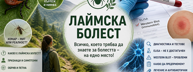 Лаймска болест: Всичко, което трябва да знаете за болестта – на едно място!