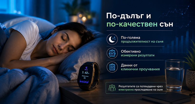 Проследяване на съня с електронно устройство при изследване за безсъние